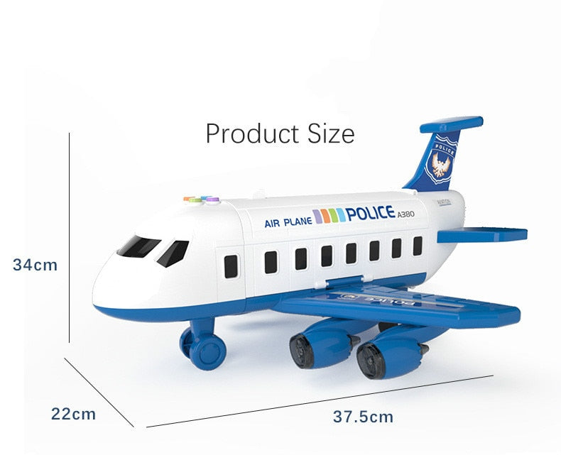 SkyExplorer Airplane Playset – 20-Piece Building and Roleplay Set for Kids