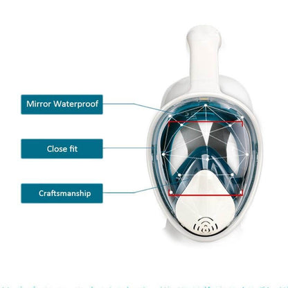 Full Face Diving Mask - Anti-Fog Design