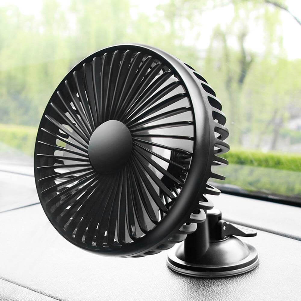 Car Fan with Adjustable Wind Cooling Feature