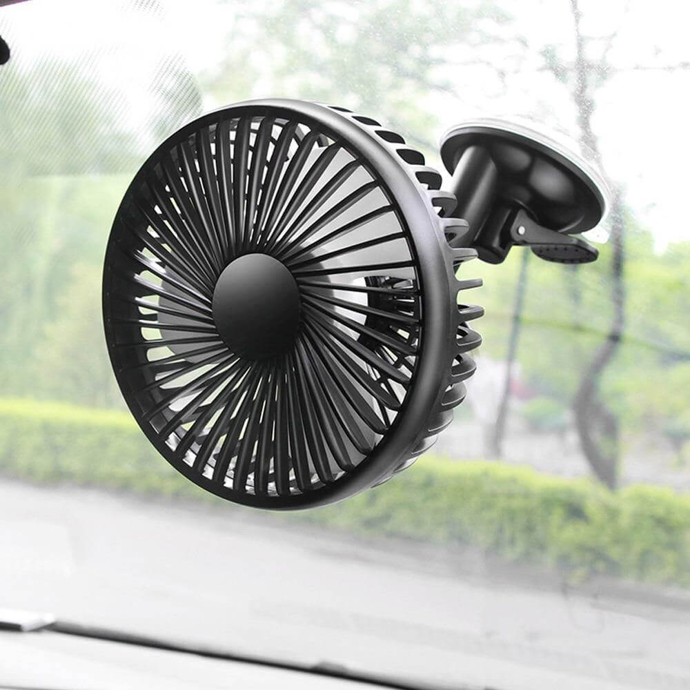 Car Fan with Adjustable Wind Cooling Feature