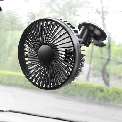 Car Fan with Adjustable Wind Cooling Feature