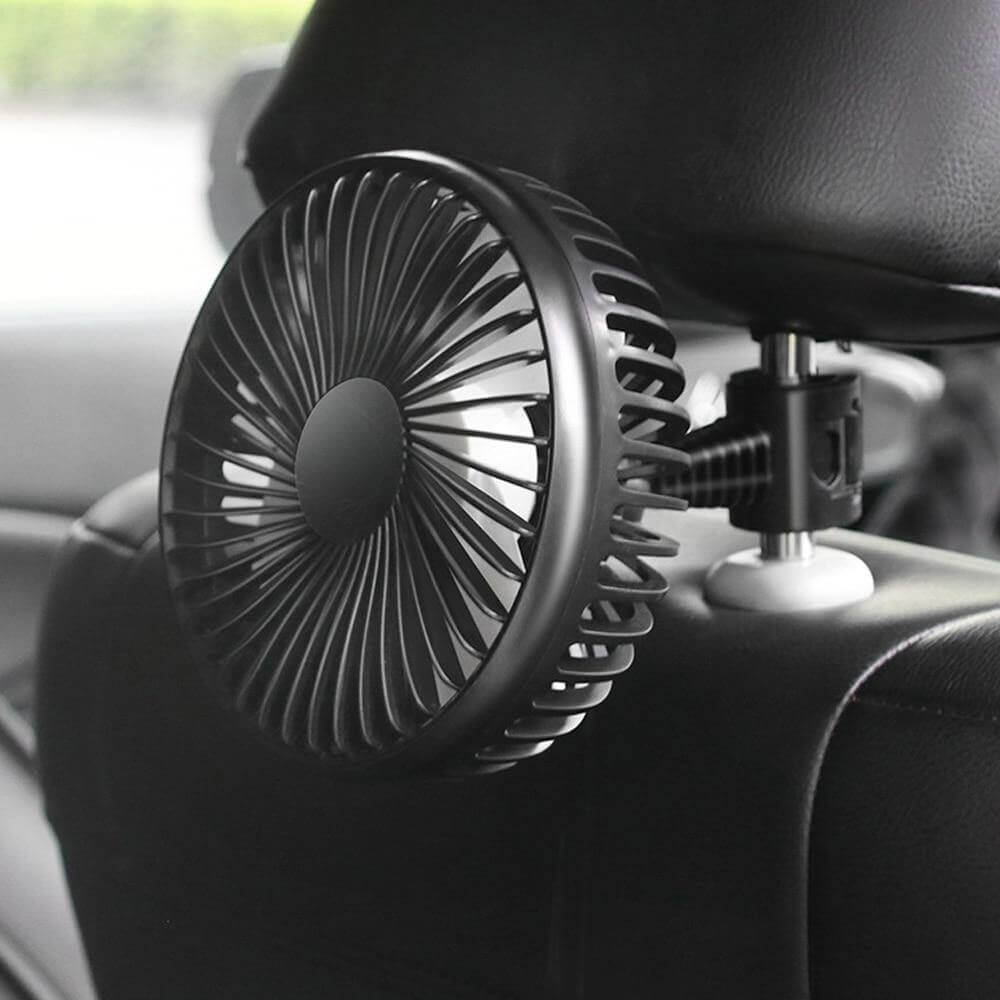 Car Fan with Adjustable Wind Cooling Feature