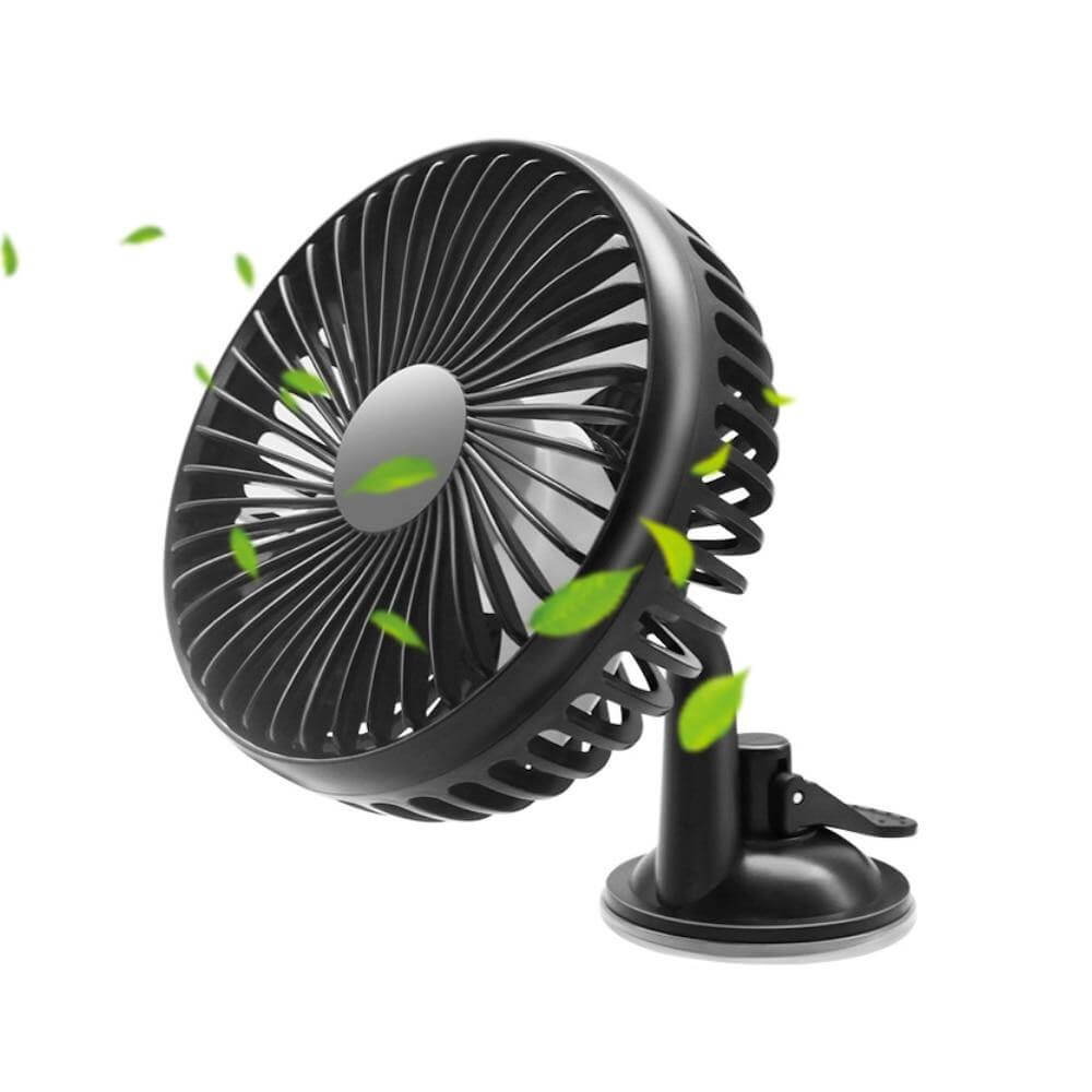 Car Fan with Adjustable Wind Cooling Feature