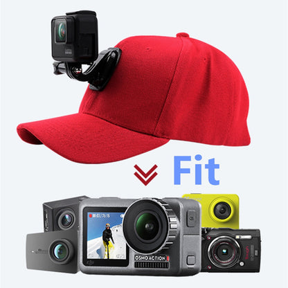 Hat with Adjustable Mount for Action Camera