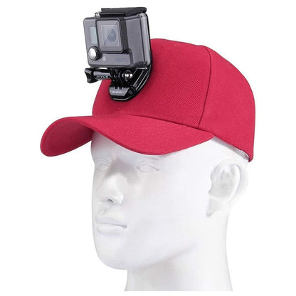 Hat with Adjustable Mount for Action Camera