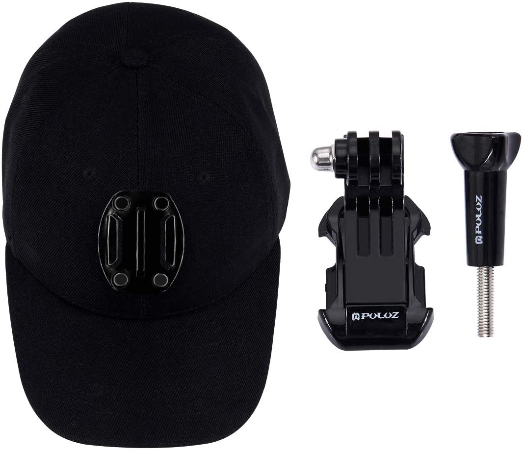 Hat with Adjustable Mount for Action Camera