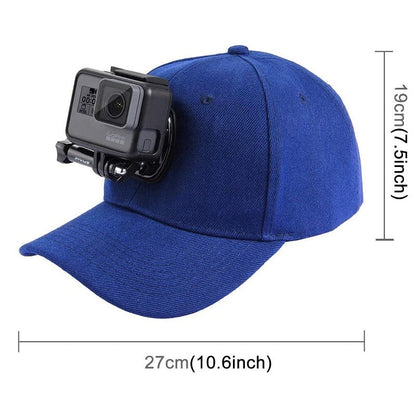 Hat with Adjustable Mount for Action Camera