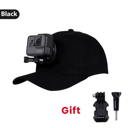 Hat with Adjustable Mount for Action Camera