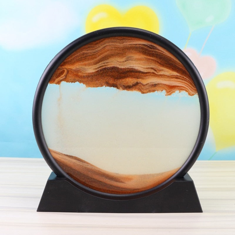 Serene Sands 3D Art Piece for Tranquil Spaces