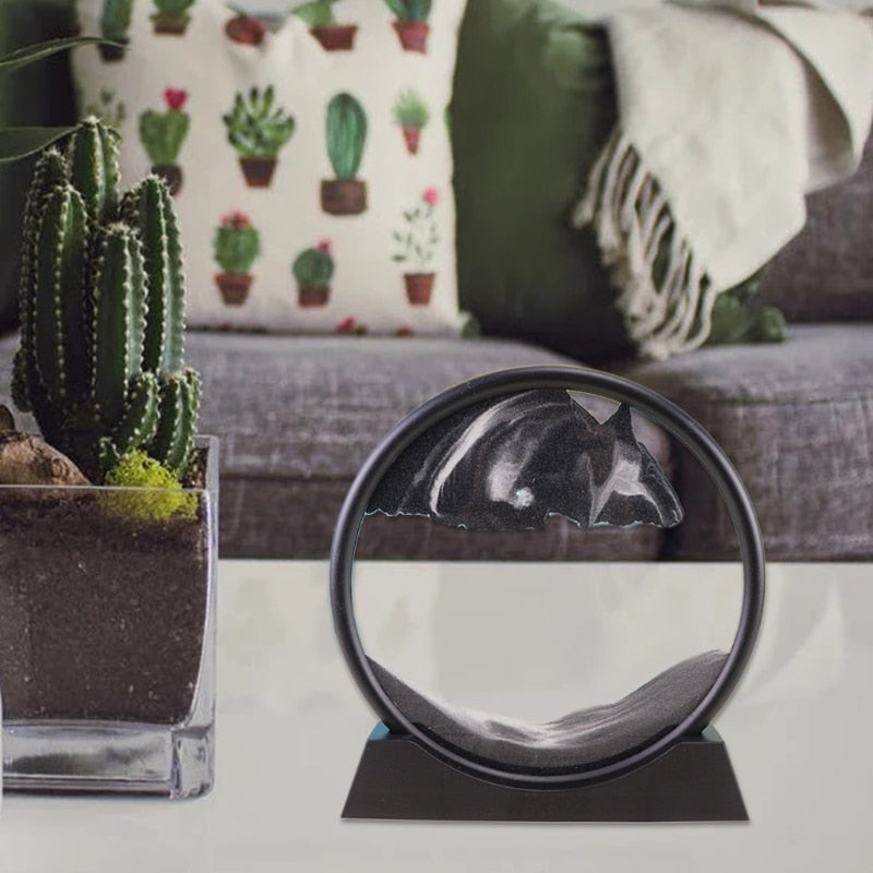 Serene Sands 3D Art Piece for Tranquil Spaces