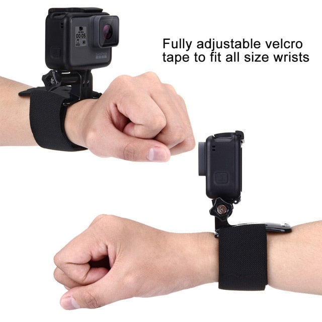 Hat with Adjustable Mount for Action Camera