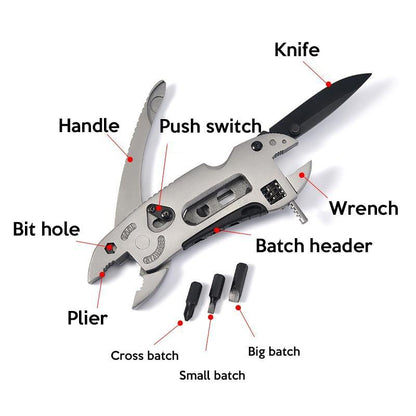 Multifunctional Pocket Screwdriver Set with Keychain – 9 Tools