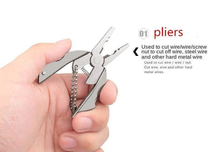 6-in-1 Portable Keychain Tool Set for Camping and Travel