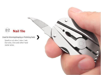 6-in-1 Portable Keychain Tool Set for Camping and Travel