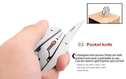 6-in-1 Portable Keychain Tool Set for Camping and Travel