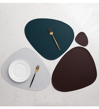 Vibrant Triangle Table Mat and Coaster Collection