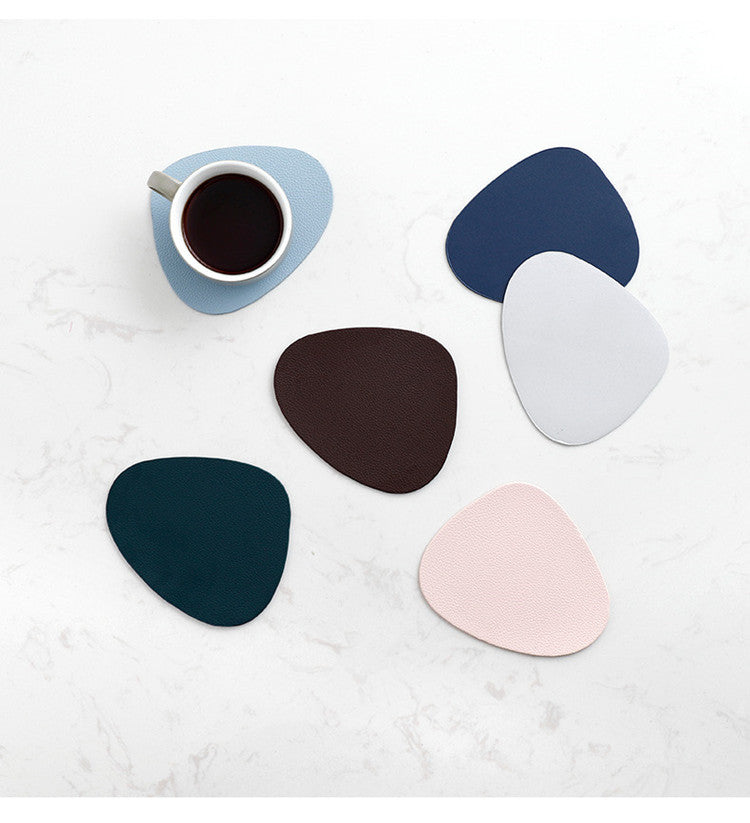 Vibrant Triangle Table Mat and Coaster Collection