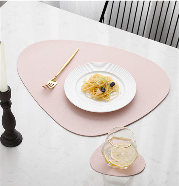 Vibrant Triangle Table Mat and Coaster Collection