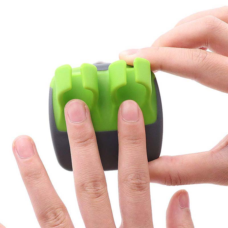 Double-Ended Vegetable Peeler for Two Fingers