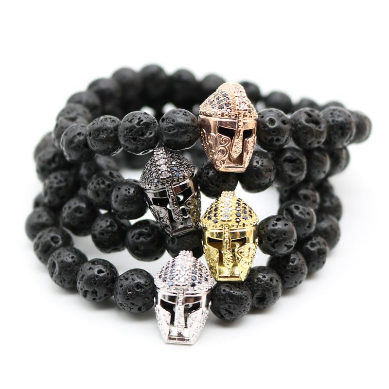 Gold-Plated Gladiator Bracelet in Antique Finish