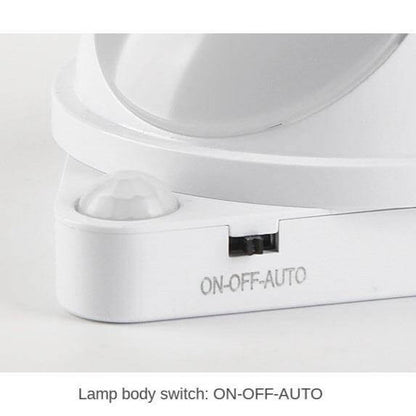 Rechargeable Body Sensing Lamp with 360-Degree Rotating Water Drop Design