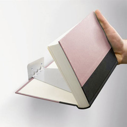 Space-Saving Hidden Shelf Bracket Set for Discreet Storage