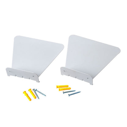 Space-Saving Hidden Shelf Bracket Set for Discreet Storage