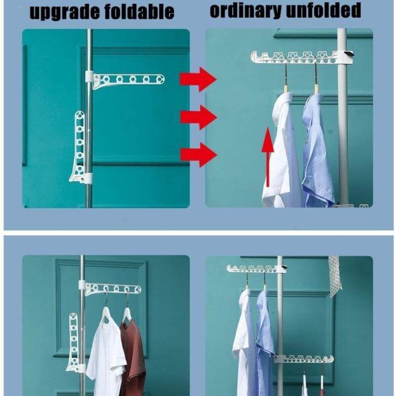 Space-Saving Multi-Use Laundry Drying Rack