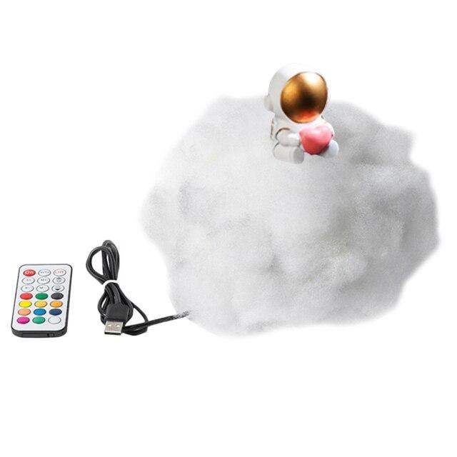 Colorful Cloud Night Light – Astronaut Design