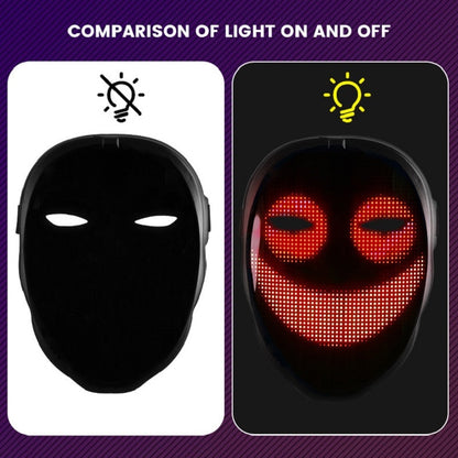 Illuminating Halloween Face Mask with App Control