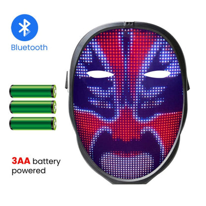 Illuminating Halloween Face Mask with App Control