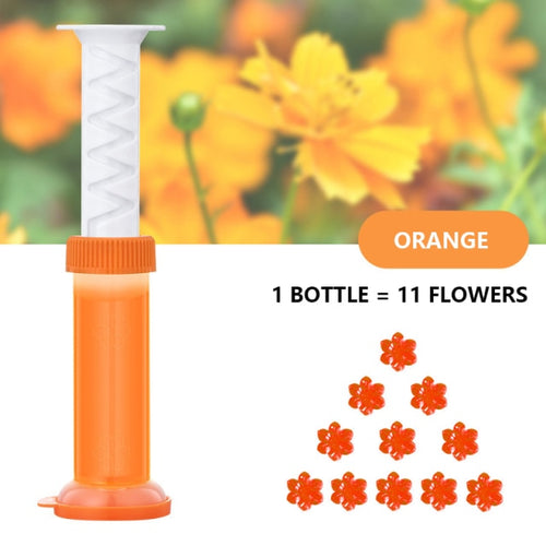 Flower Gel Toilet Cleaner with Aromatic Air Freshener