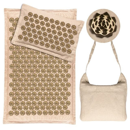 Acupressure Mat Set with Pillow and 5500 Points for Relaxation
