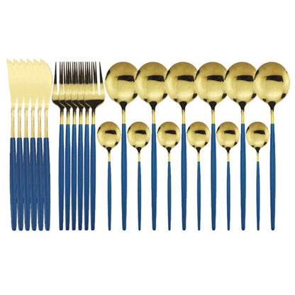 24-Piece Stainless Steel Cutlery Set