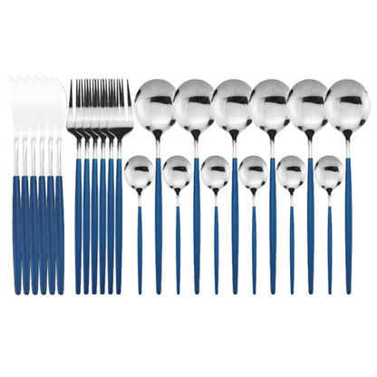 24-Piece Stainless Steel Cutlery Set