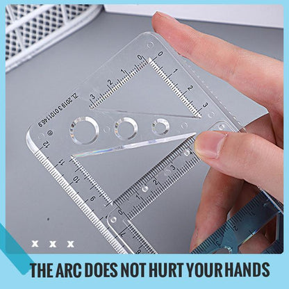 Buy One Get One Free | Multi-Function Drawing Ruler for Precision and Creativity