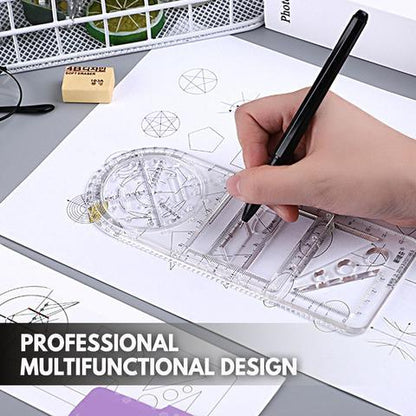 Buy One Get One Free | Multi-Function Drawing Ruler for Precision and Creativity