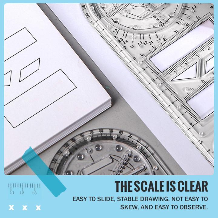Buy One Get One Free | Multi-Function Drawing Ruler for Precision and Creativity