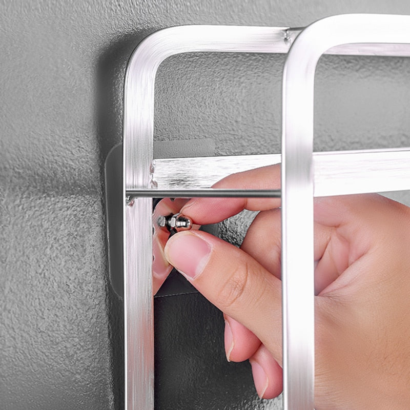 10 Pack Heavy-Duty Transparent Adhesive Hooks Without Drilling