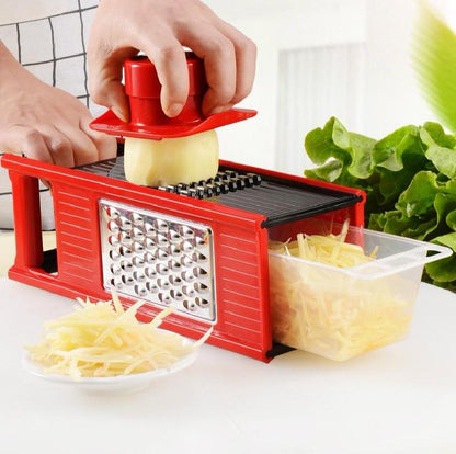 Four-Sided Vegetable Grater and Slicer - Multifunctional Kitchen Tool