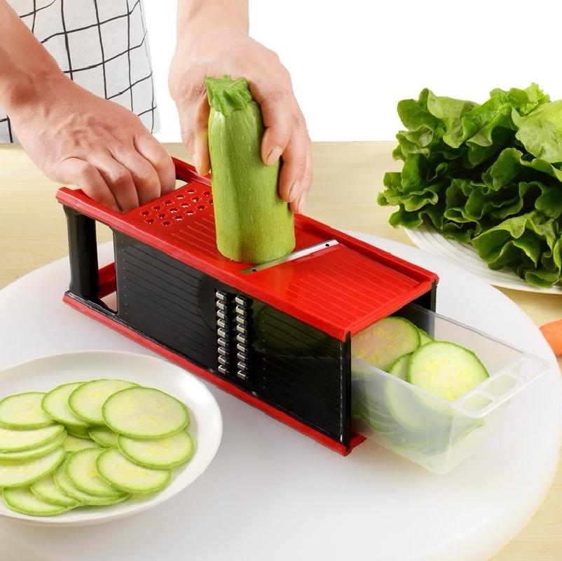 Four-Sided Vegetable Grater and Slicer - Multifunctional Kitchen Tool