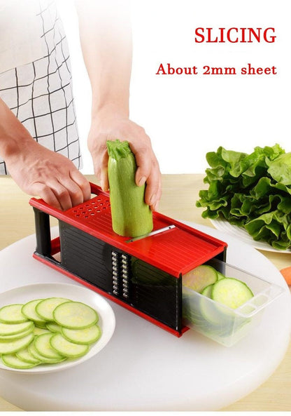 Four-Sided Vegetable Grater and Slicer - Multifunctional Kitchen Tool