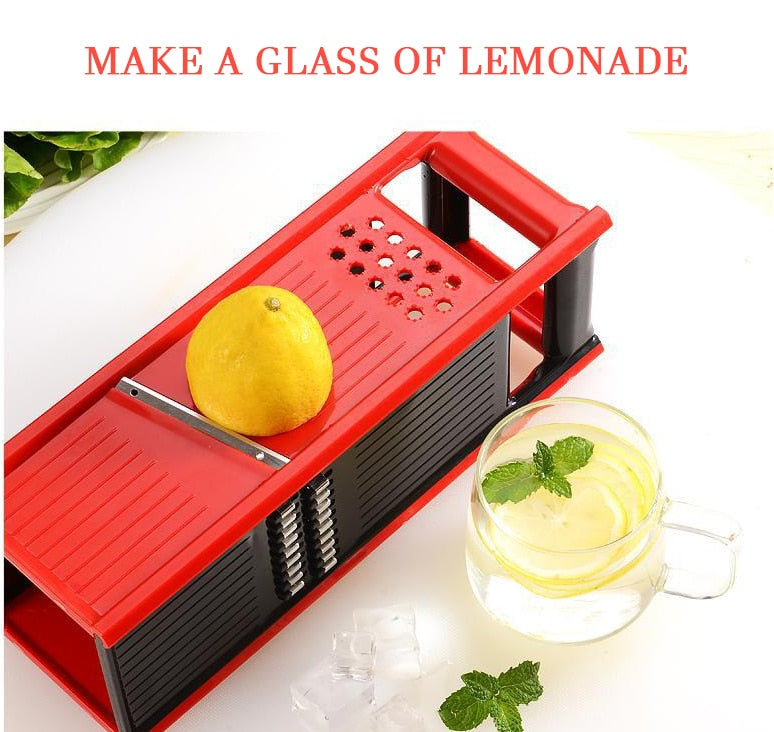 Four-Sided Vegetable Grater and Slicer - Multifunctional Kitchen Tool