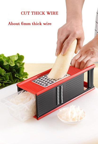 Four-Sided Vegetable Grater and Slicer - Multifunctional Kitchen Tool