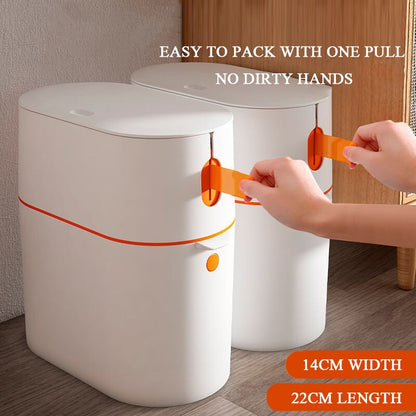 Smart Trash Bin with Automatic Lid for Effortless Waste Disposal