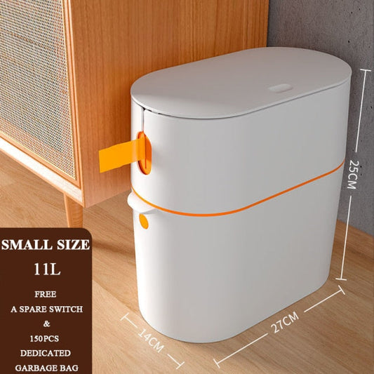 Smart Trash Bin with Automatic Lid for Effortless Waste Disposal