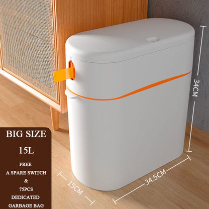 Smart Trash Bin with Automatic Lid for Effortless Waste Disposal