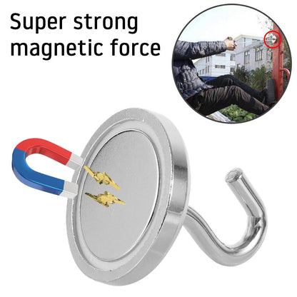 4-Pack Heavy-Duty Magnetic Hooks for Home Organization