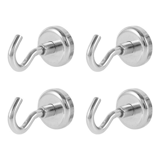 4-Pack Heavy-Duty Magnetic Hooks for Home Organization