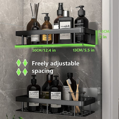 Metal Bathroom Shelves with Suction Cups